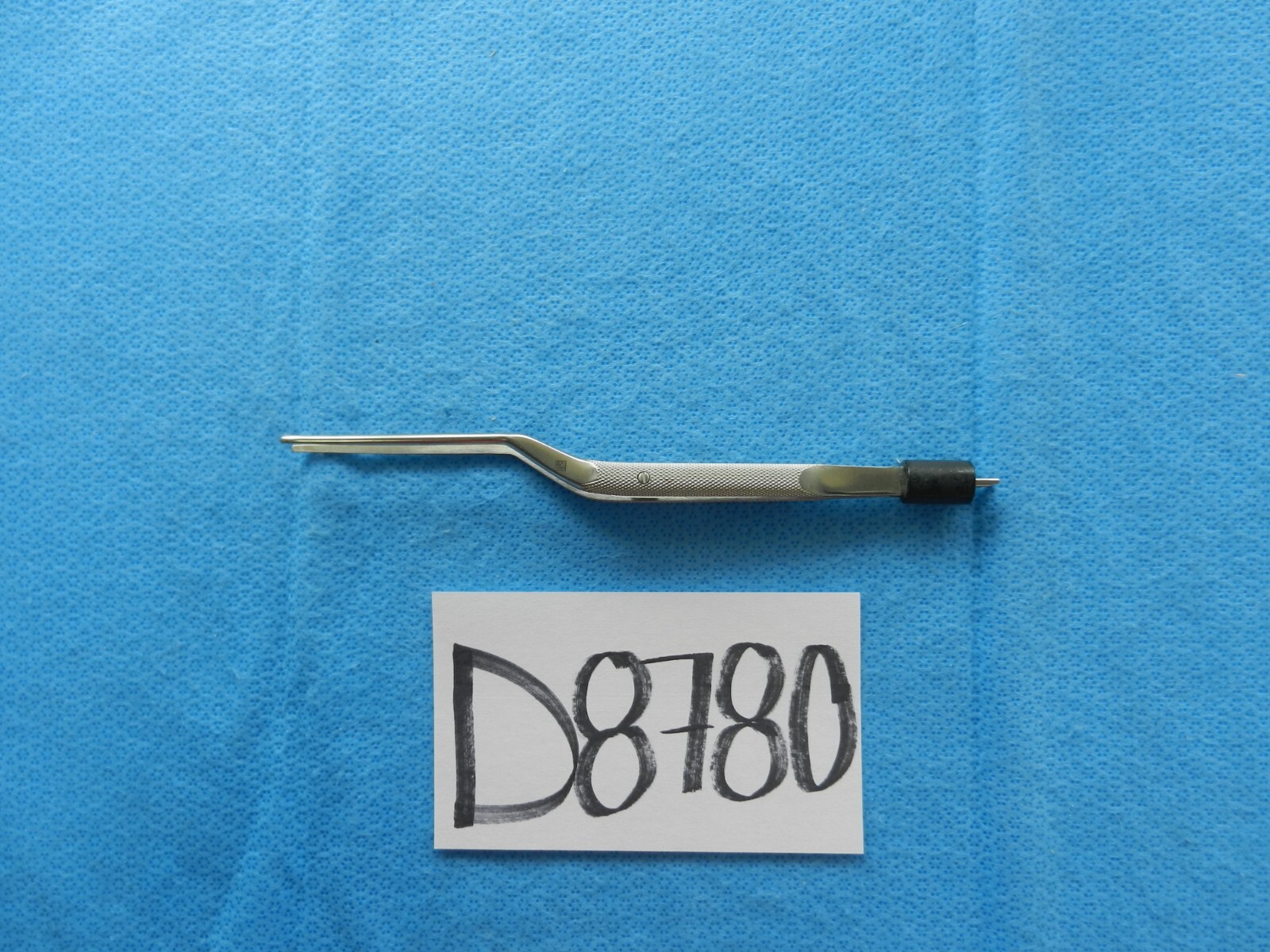 D8780 V. Mueller Rhoton Straight 2mm Tip Bipolar Bayonet Forceps NL3785-105