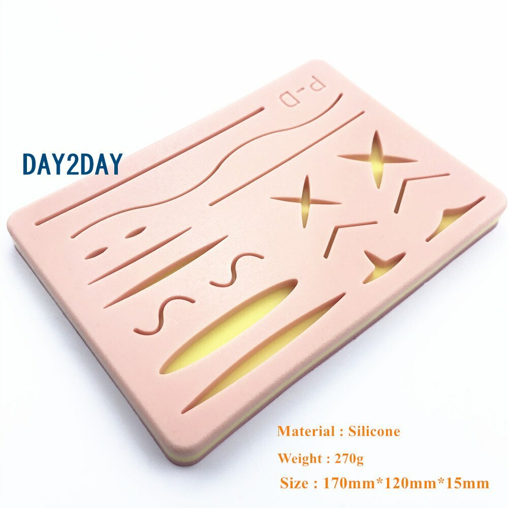Skin suture model Training Pad Wound silicone suture Practice mat