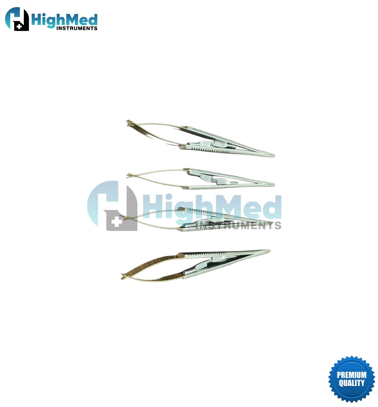 Lot of 4 HU FRIEDY Castroviejo straight Needle Holder 7 18cm NH5024