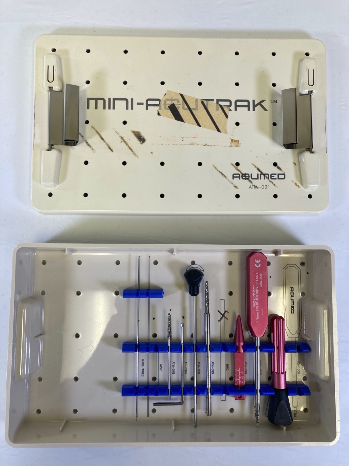 Acumed ATM-031 Mini Acutrak Instrument Set w/ Sterilization Case Orthopedics