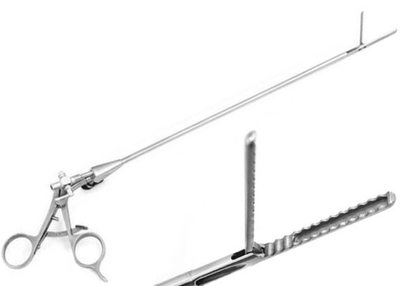 Kumar Nashville Surgical KC-002 (Style) Kumar Chole Clamp Jaw 38x5mm 37cm 14.5″