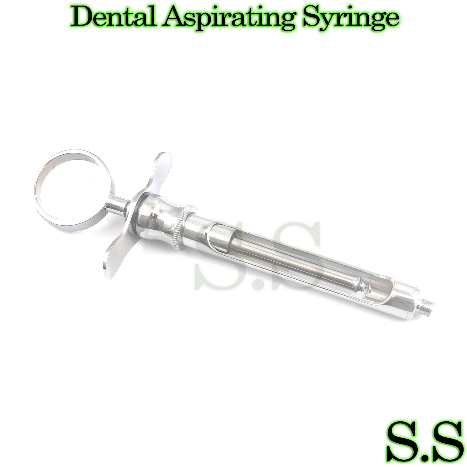 Dental Aspirating Syringe Spring Style Surgical Instruments