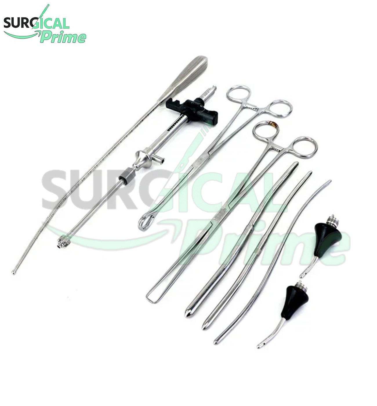 8 pcs UTERINE GENERIC GEN COHEN SURGICAL SURGERY INSTRUMENT SET