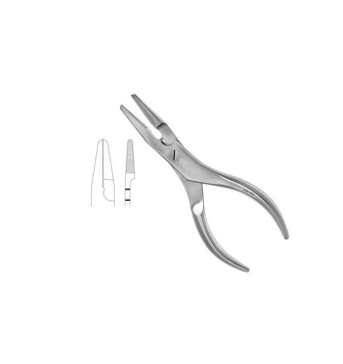 Flat Nose Plier cum Cutter, 6.5″, with 3.5 mm Tips