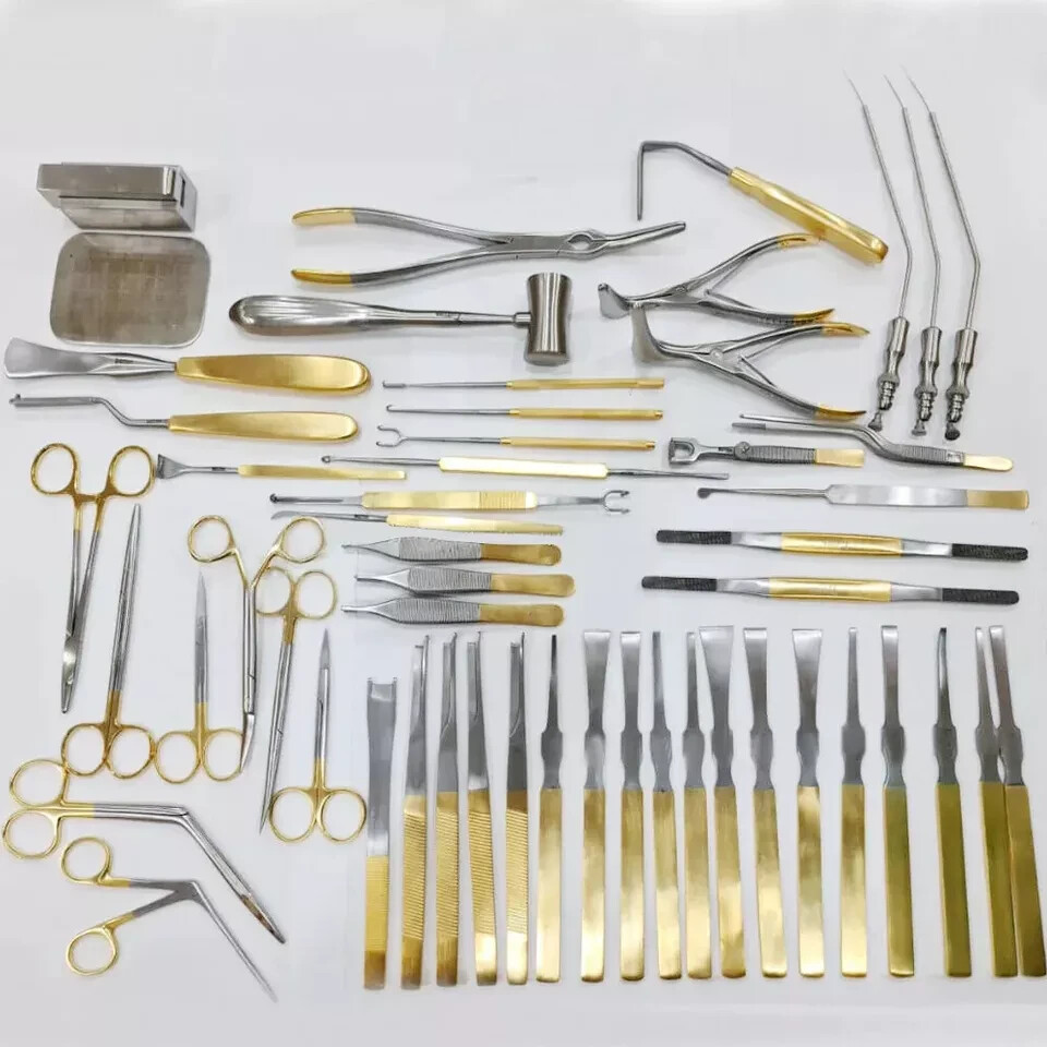 Rhinoplasty instruments German Nose & Plastic Surgery instruments Set of 50 PCS