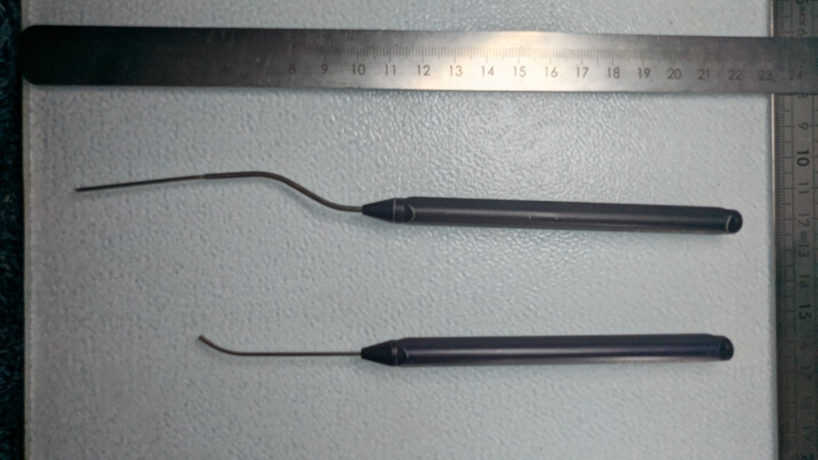 Lot of 2 Laserscope Bayonet Microstat W/ Suction Tube approx 10 cm long tube