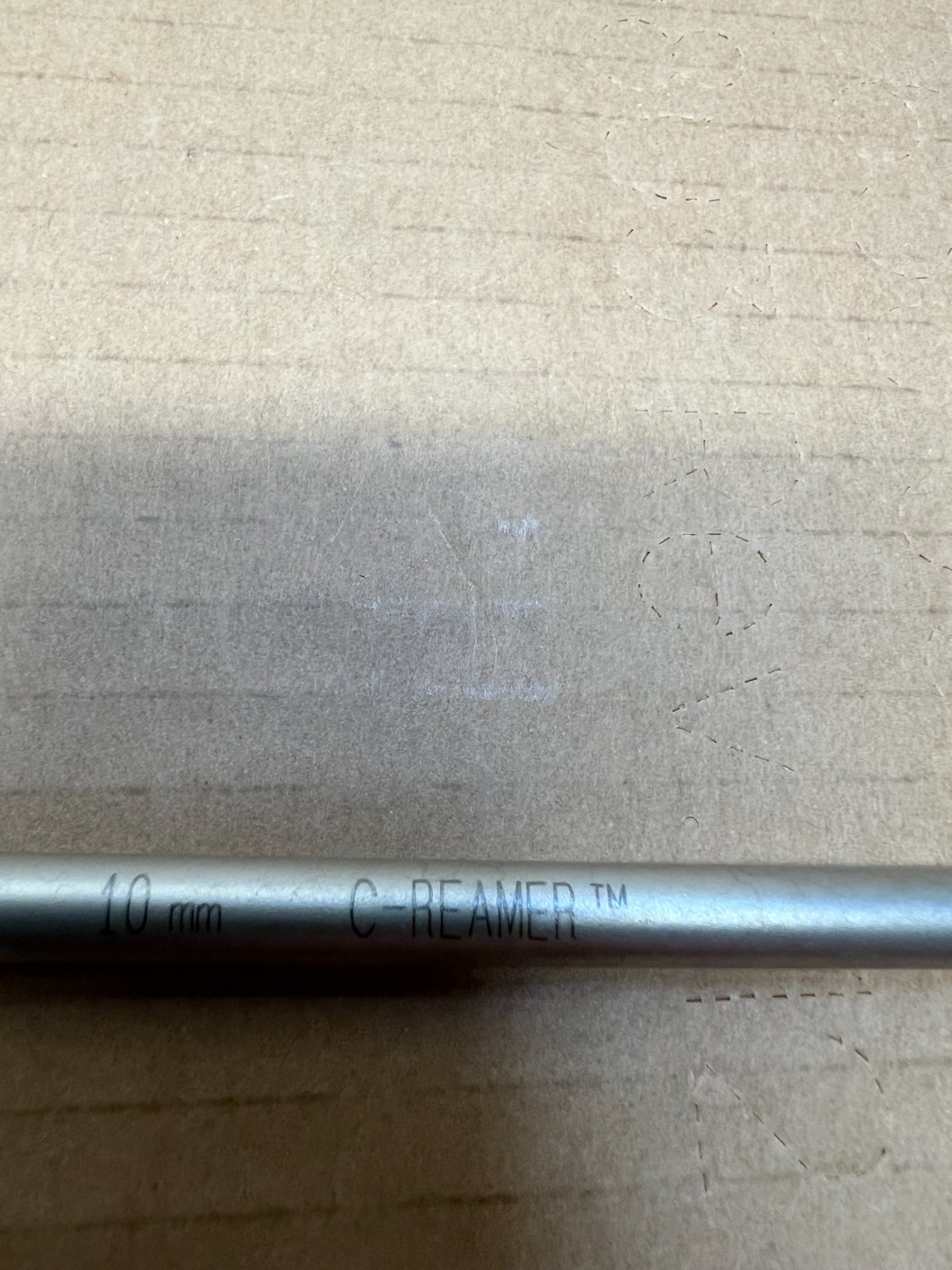 Linvatec 10mm C-Reamer, Stainless Steel, 7-1/8″ overall length