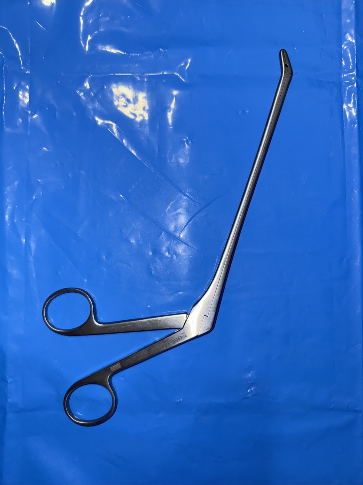 7″ Spurling Rongeur, Angled Down, 4mm Bite