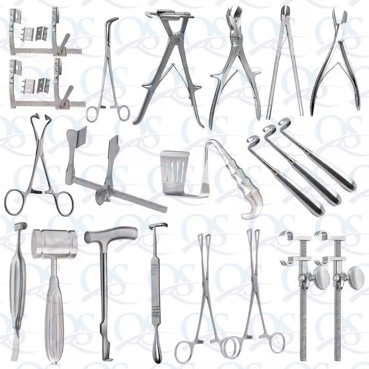 Chest Surgery Set of 21 Pcs Thoracic Emergency Nasal General Thoracotomy Set