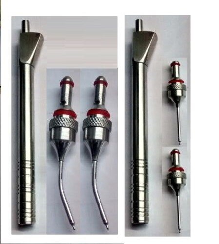 6X Ophthalmic I/A Irrigation Aspiration Handpiece Straight Tip And Curved Tip