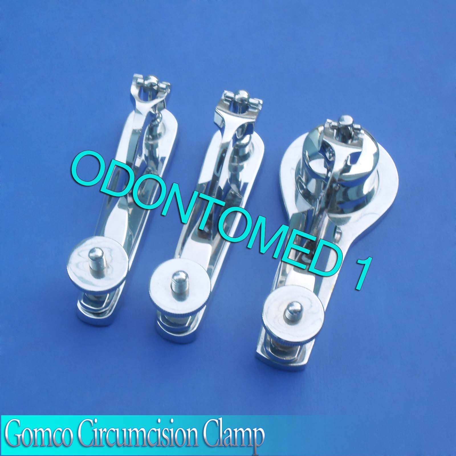 3 PCS Gomco Circumcision Clamp 1.3+1.5+3.4cm Surgical Instruments