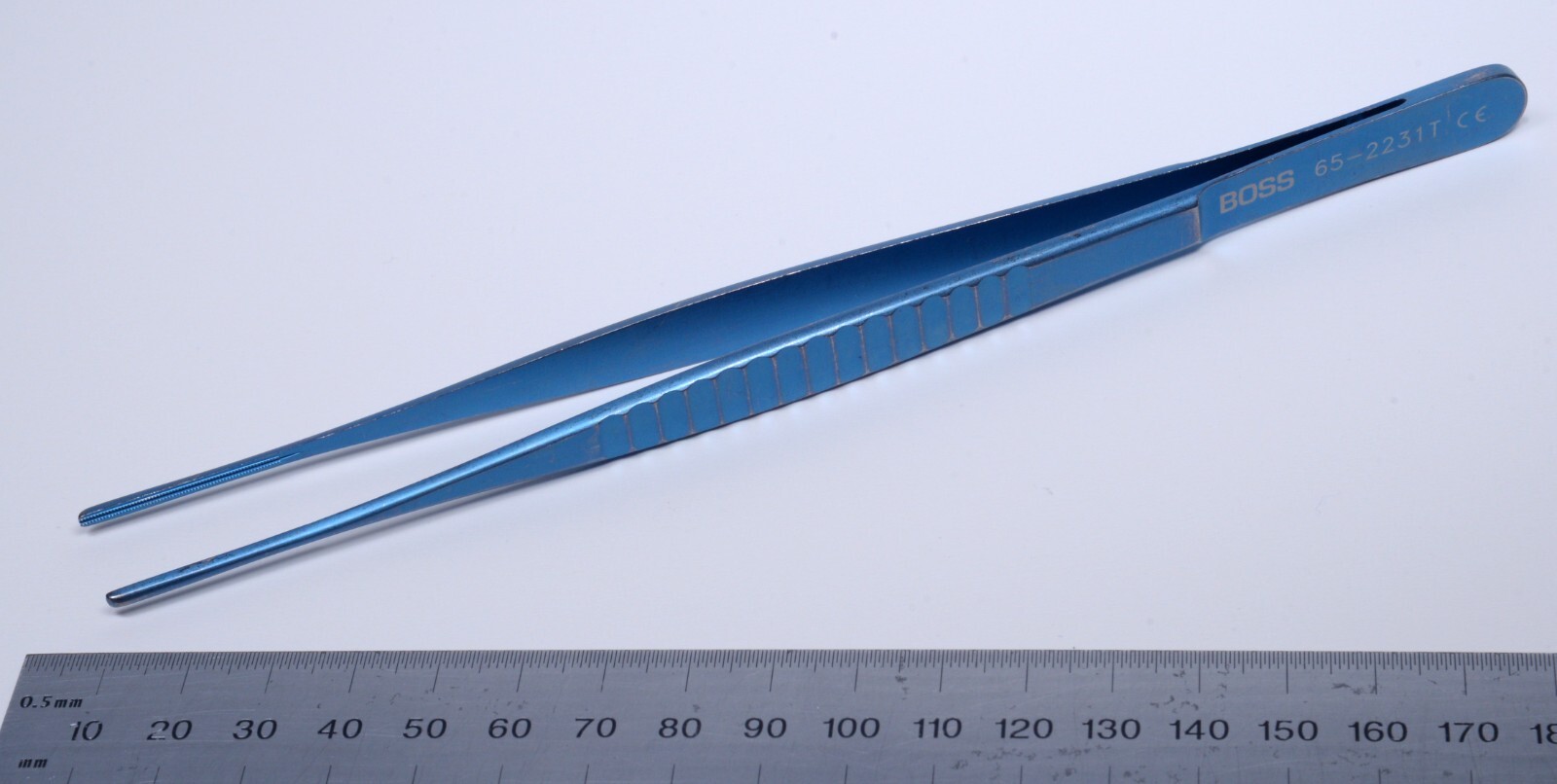 Boss #65-2231T LightTouch Debakey Vascular Tissue Forceps 7¾” Surgical Tweezers
