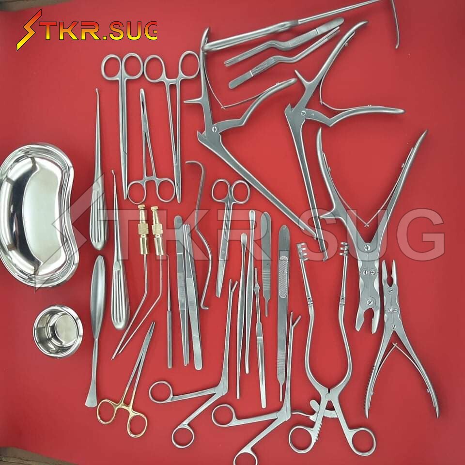 Neuro Spinal Surgery Surgical Instruments 20 Pcs Set Fine Quality