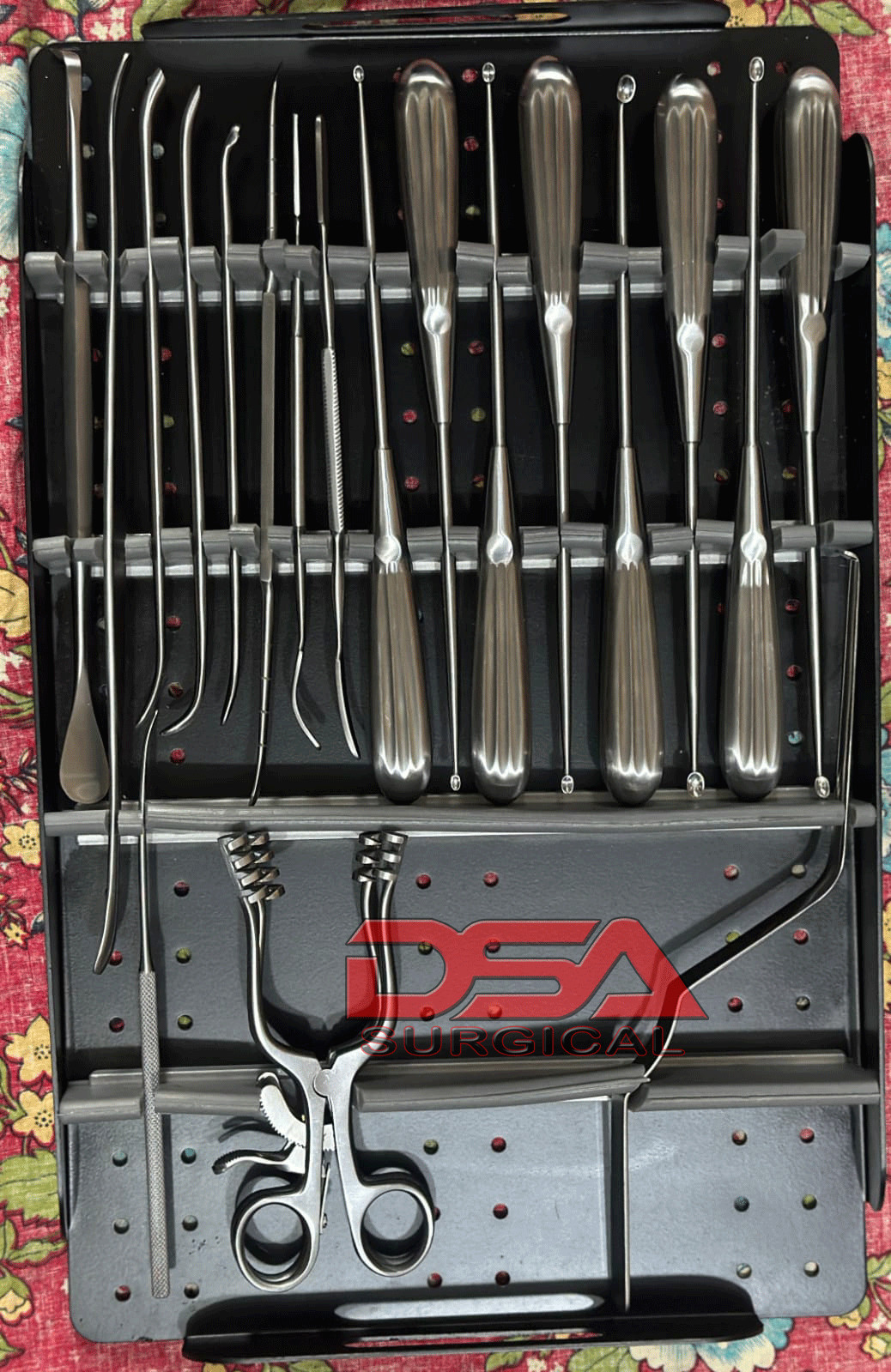 Orthopedic Cervical Spine Surgery Instruments Set With Box