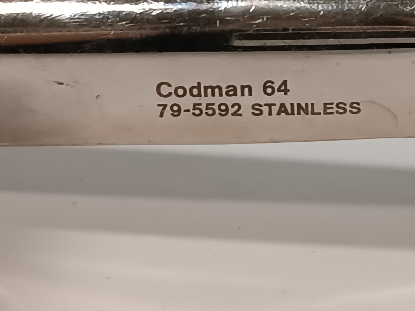 Codman 64 79-5592 Vaginal Weighted Speculum Stainless Steel Surgical Instrument
