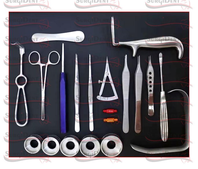 Breast Reduction Instrument Set Orthopedic Surgical Instruments 19 Pcs