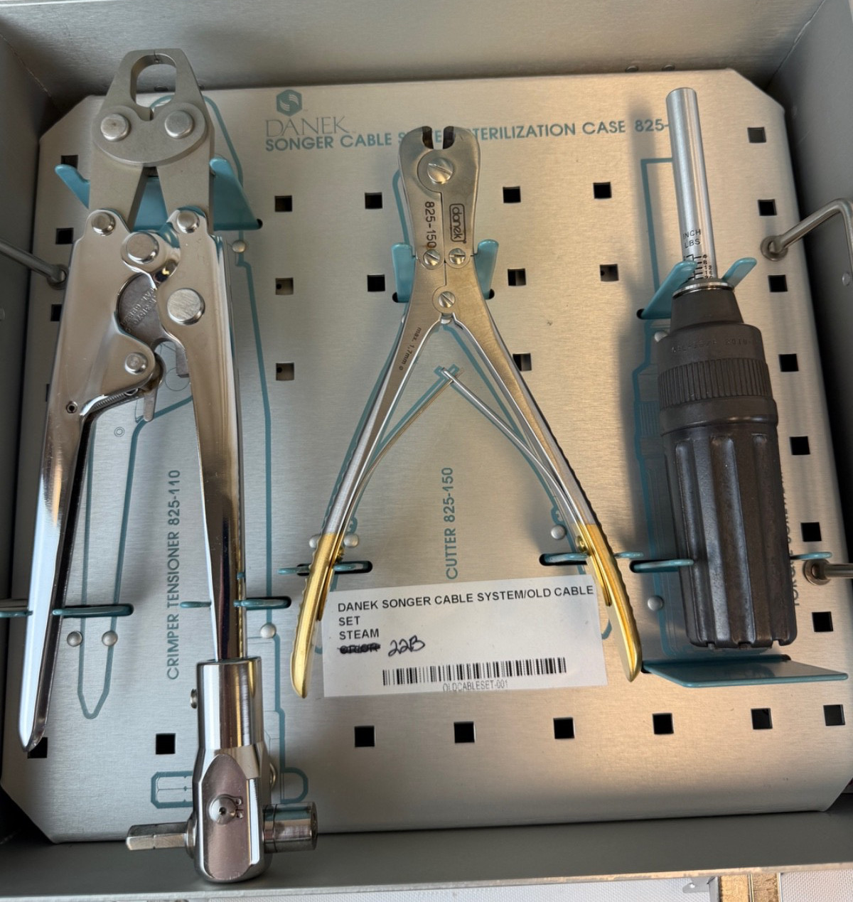 Medtronic Sofamor Danek Songer Cable System Set 2 Trays Orthopedics Trauma