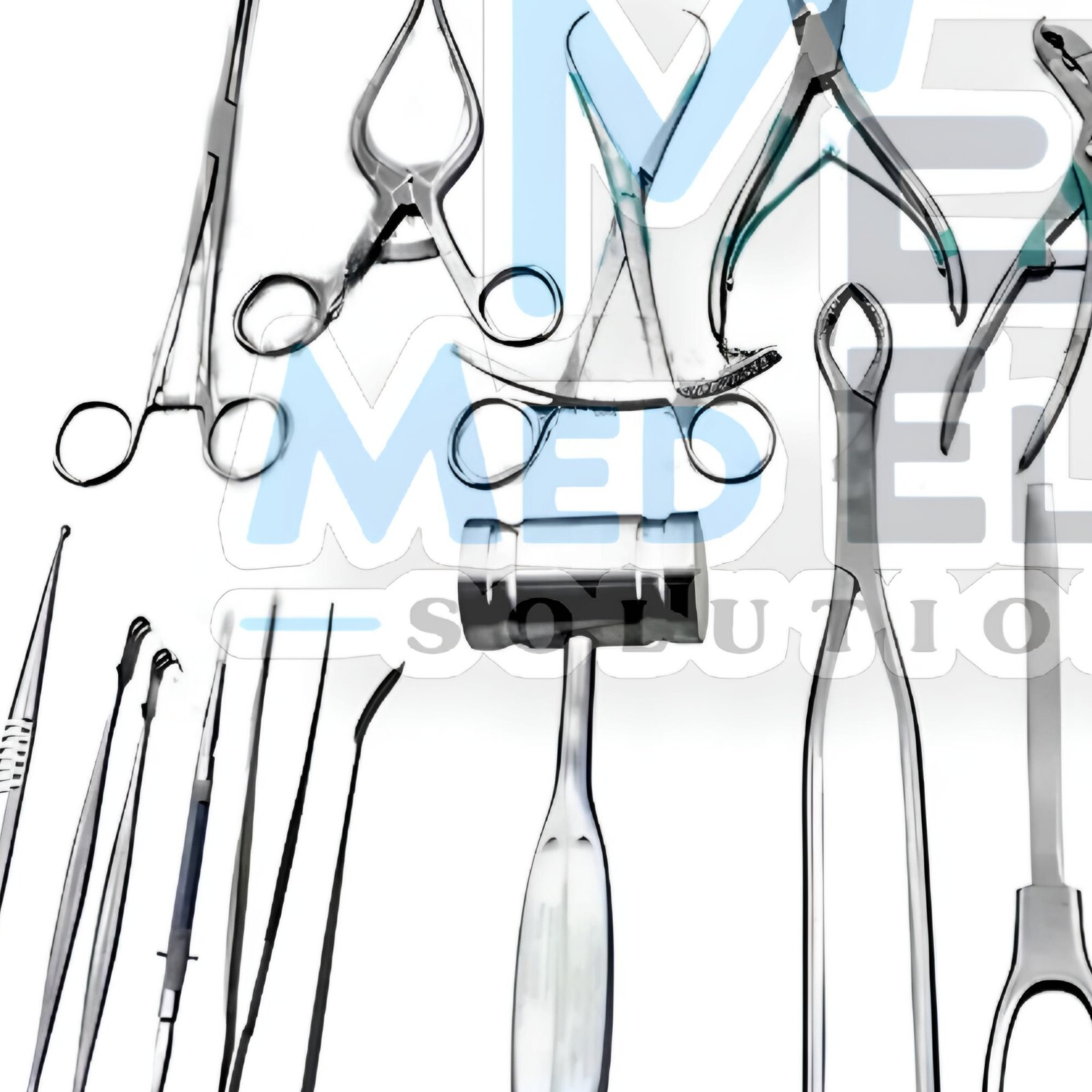 Basic Orthopedic Surgery 25 Pcs Set Surgical Orthopedic Instruments Kit
