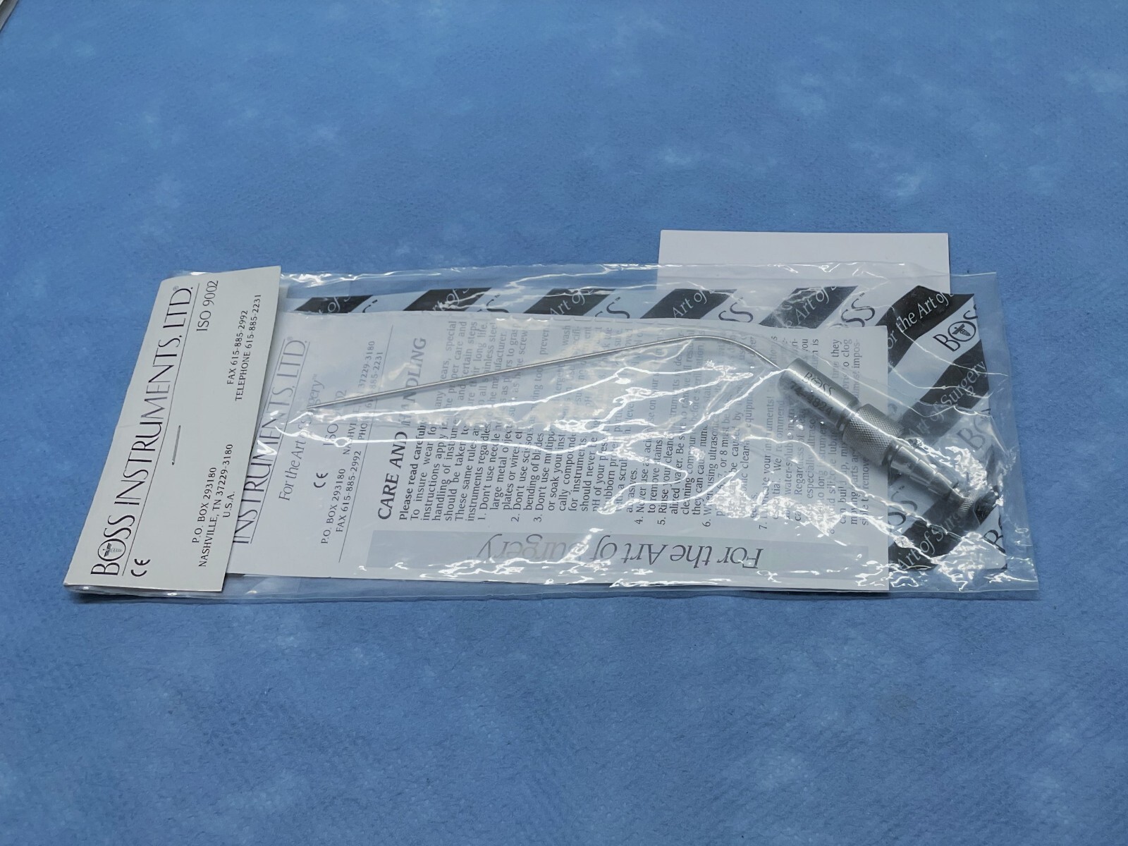 Boss 74-4824 Frazier Suction Tube, w/ Obturator, 5 FR, Germany, New
