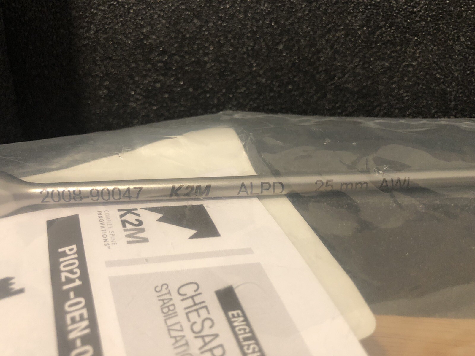 K2M Chesapeake Stabilization System 25mm Awl — REF: 2008-90047