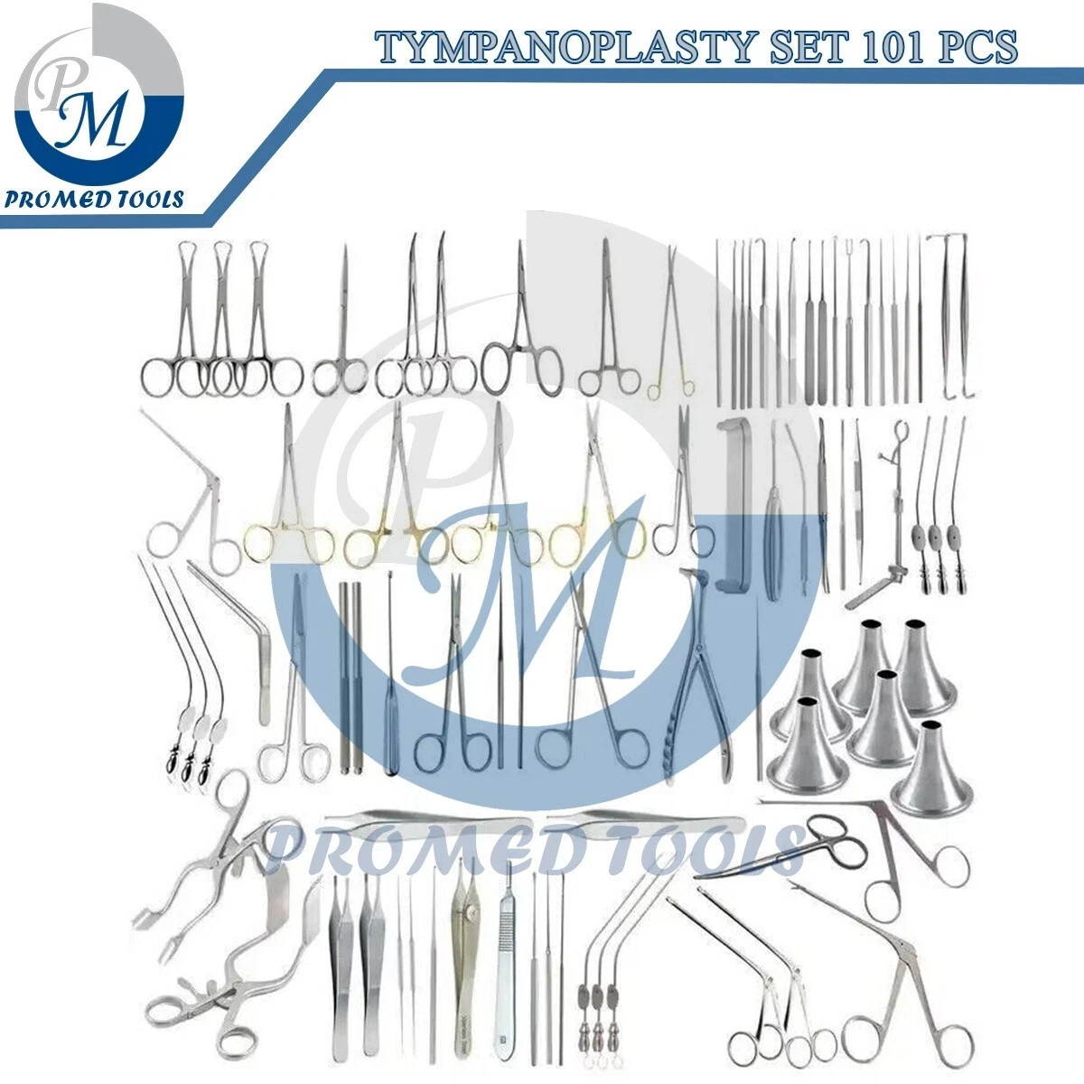 Tympanoplasty Instruments 101 Pcs Micro Ear Surgery Set ENT Surgical Instruments