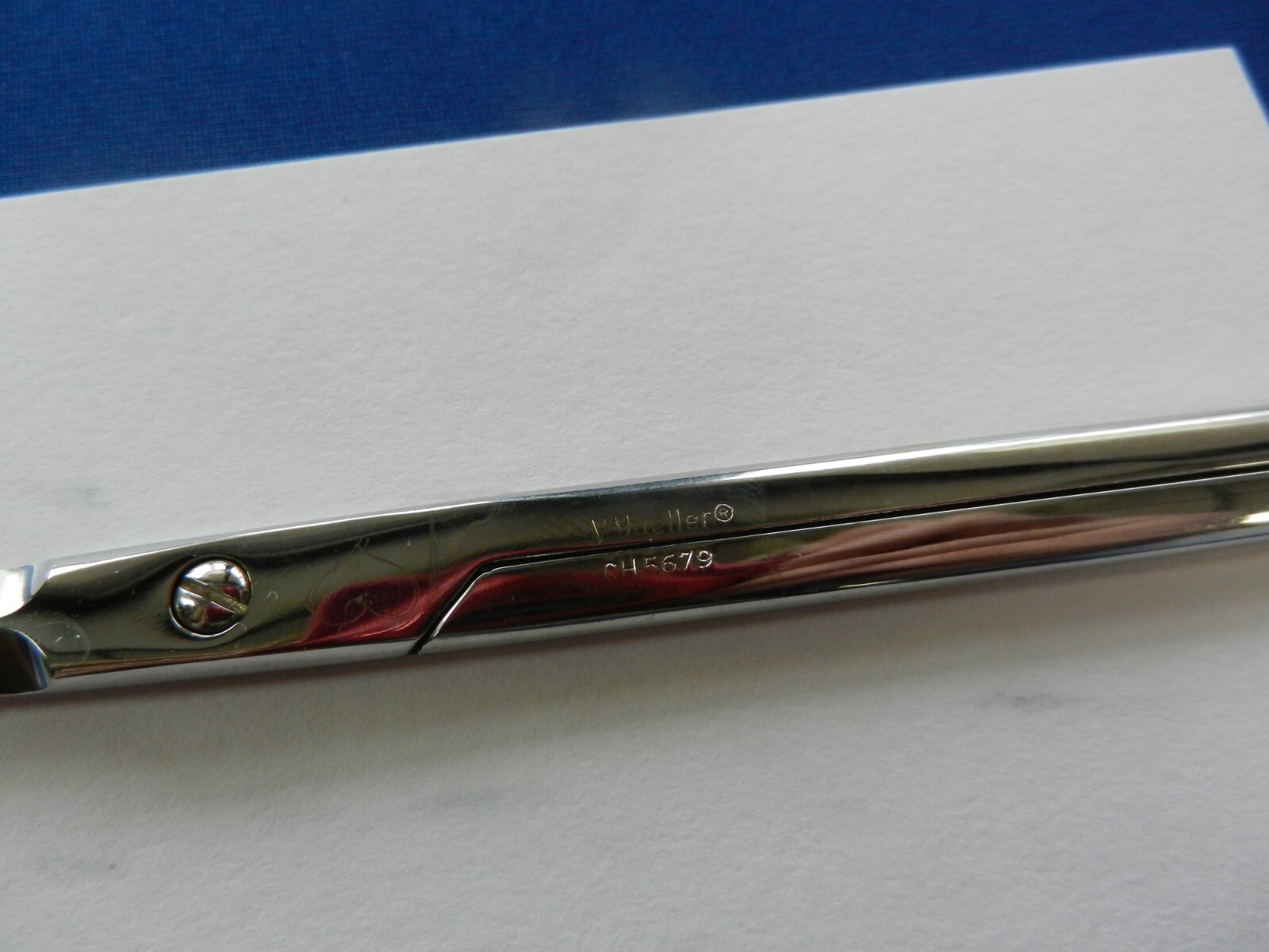 E4795 V. Mueller CH5679 Potts Smith Curved Scissors 23cm Overall Length