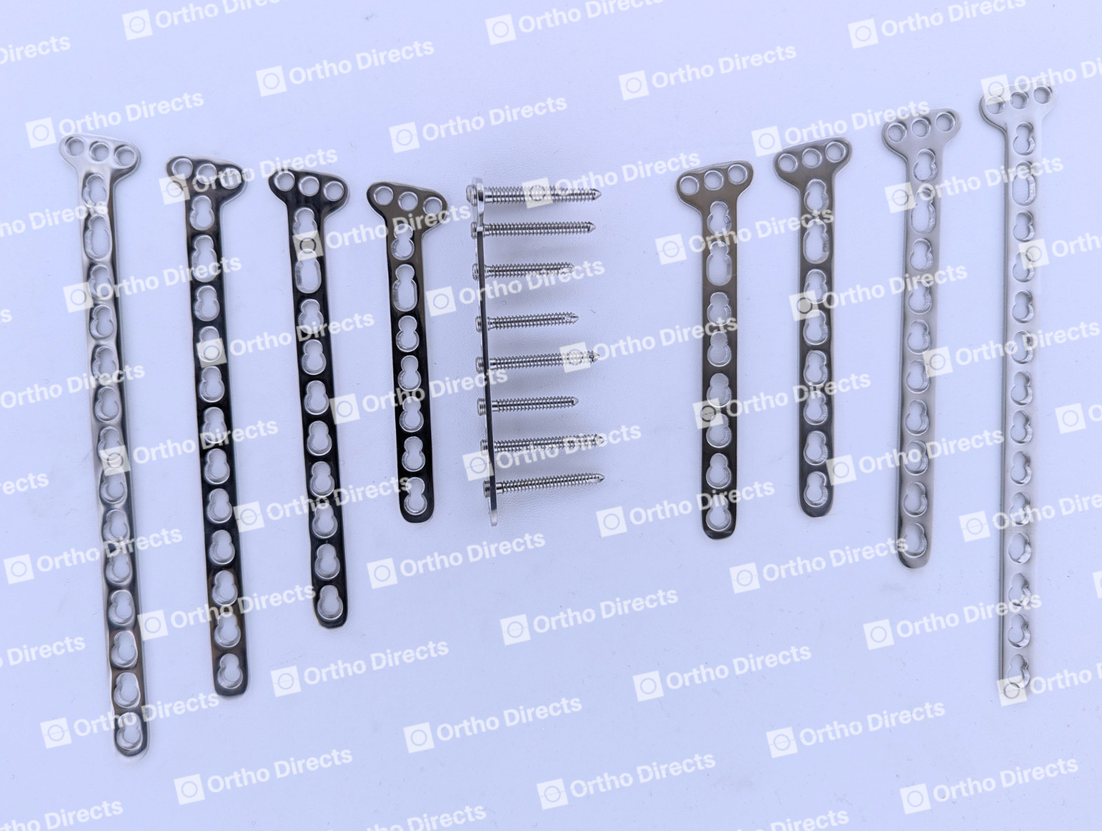 Distäl Radius Volar T Oblique Plates L+R & Locking Hex Screws 70 Pcs Set SS 316L