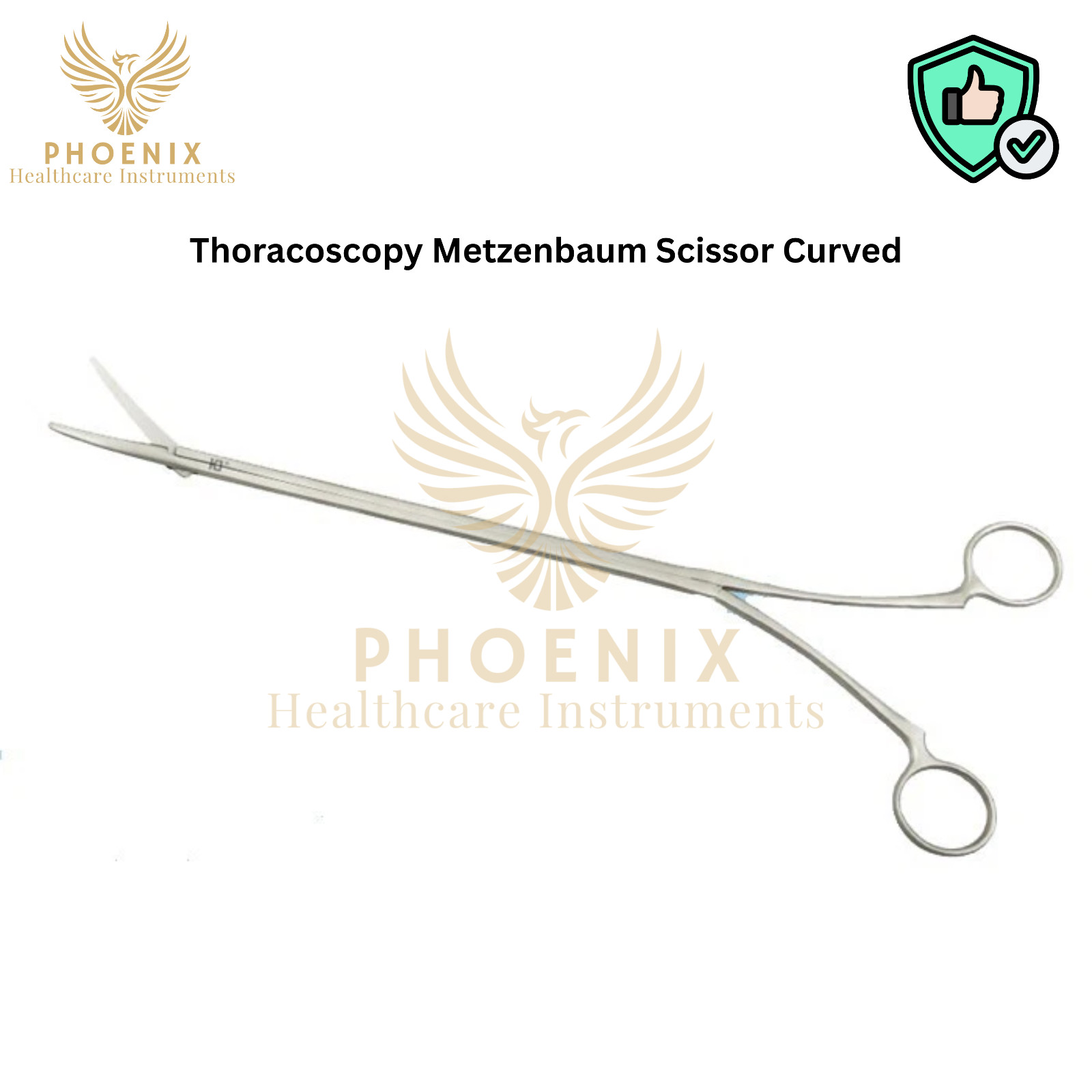 Thoracoscopy Metzenbaum Scissor Curved Surgical Forcep for VATS INSTRUMENTS