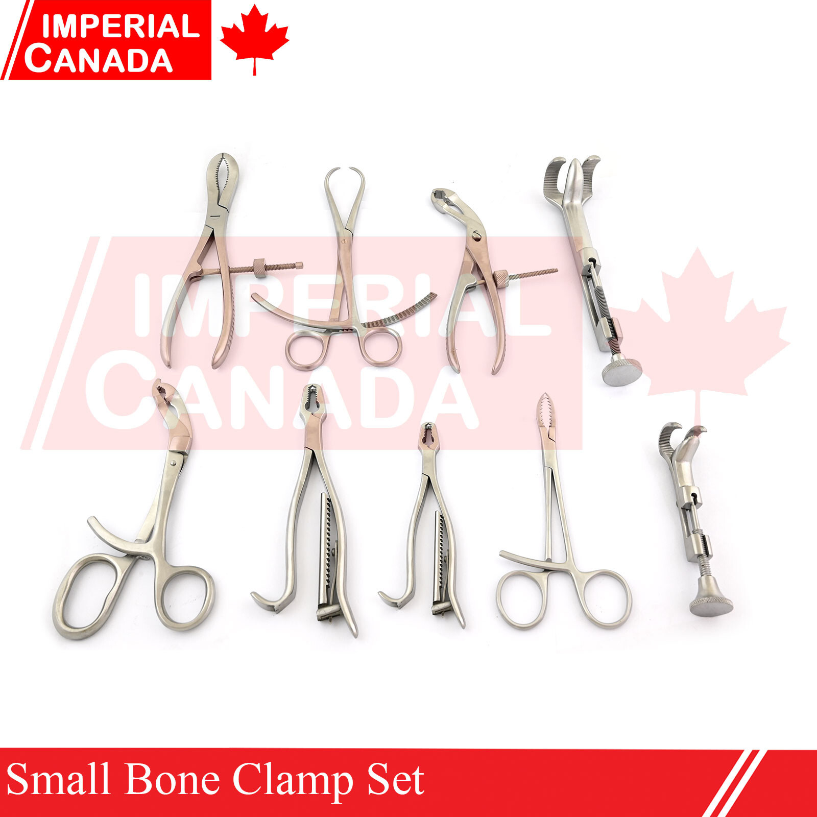 13 Pcs Small Bone Clamp Set Anesthesiology Surgical Orthopedic InstrumentDS-1713