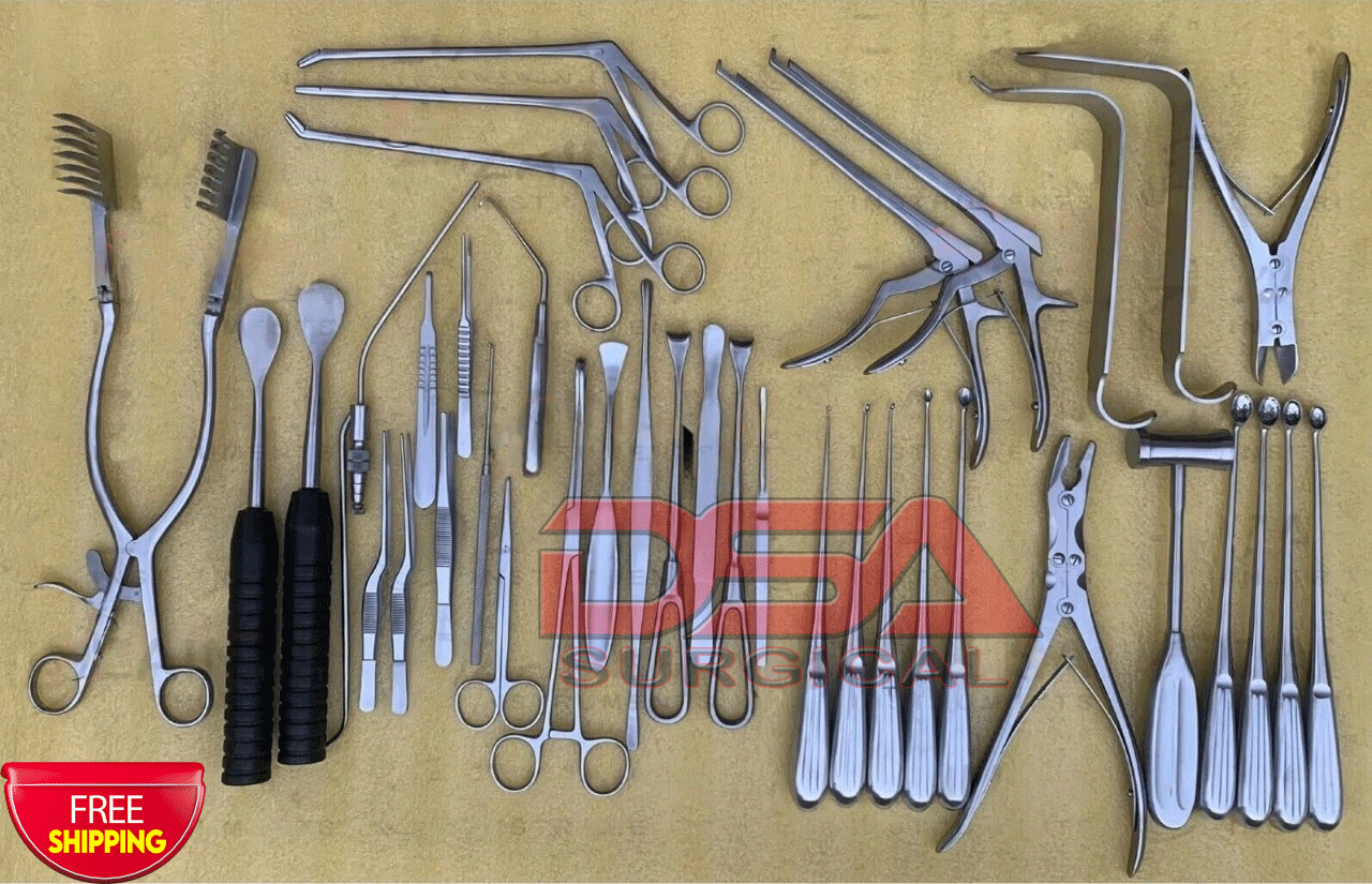 Laminectomy complete Instruments Full set of 39 Pcs Spine Orthopedic instruments