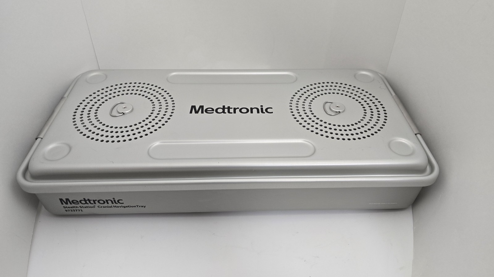 Medtronic 9733771 23″x12″X4″ Sterilization Case & Lid Stealth Station NO basket