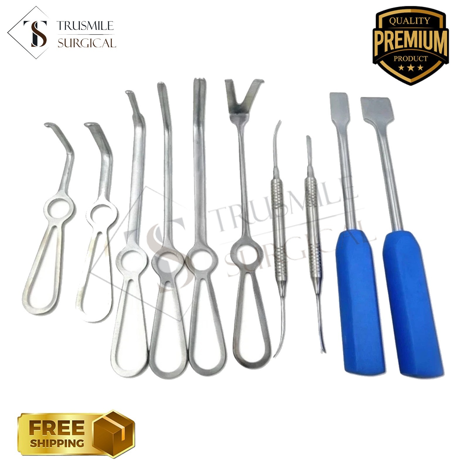Minimally Invasive Orthognathic Surgery Instruments A+ Quality Set of 10 Pcs