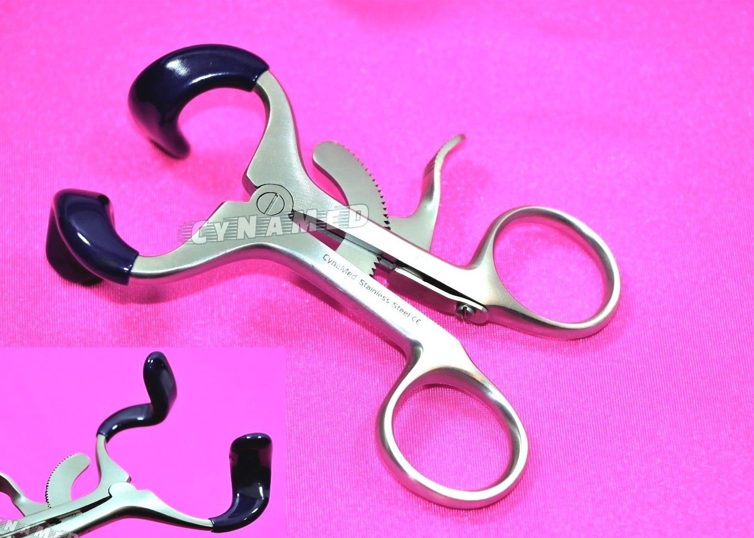 Premium German Stainless Molt Mouth Gag Blue 3.5″ Dental Surgical Instruments