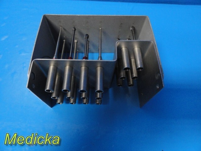 Zimmer Amsco 5056-11 & 5056-05 Ototomes W/Ototome Assorted Burrs & Rack ~ 31674
