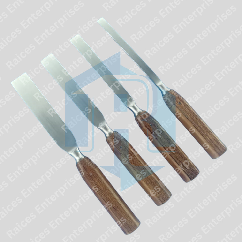 Capener Osteotome Chisel Fiber Handle 4 PCs Set Orthopedic Instruments