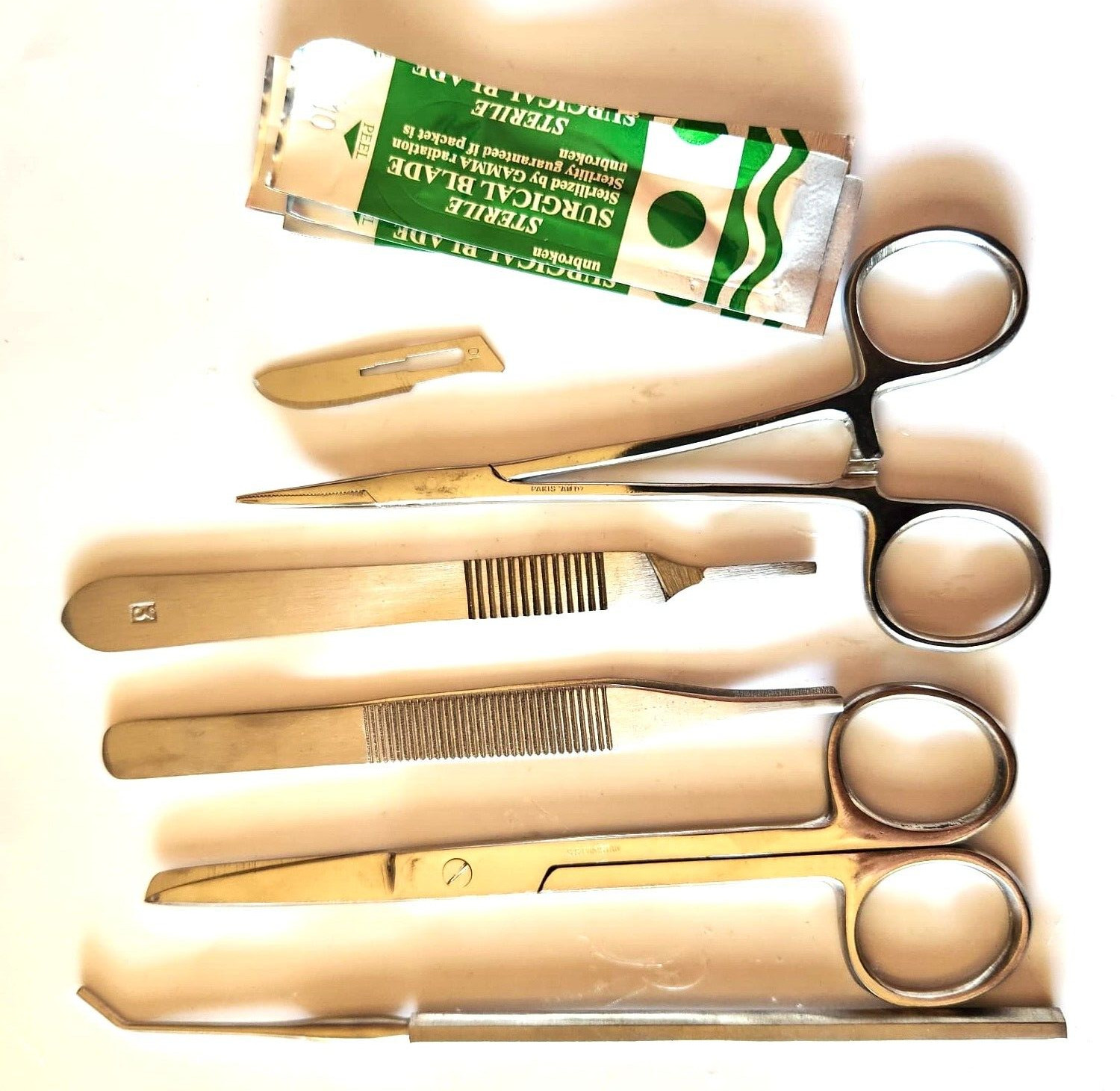 Veterinary Dissecting Kit Surgical Instruments Stainless Steel German Grade