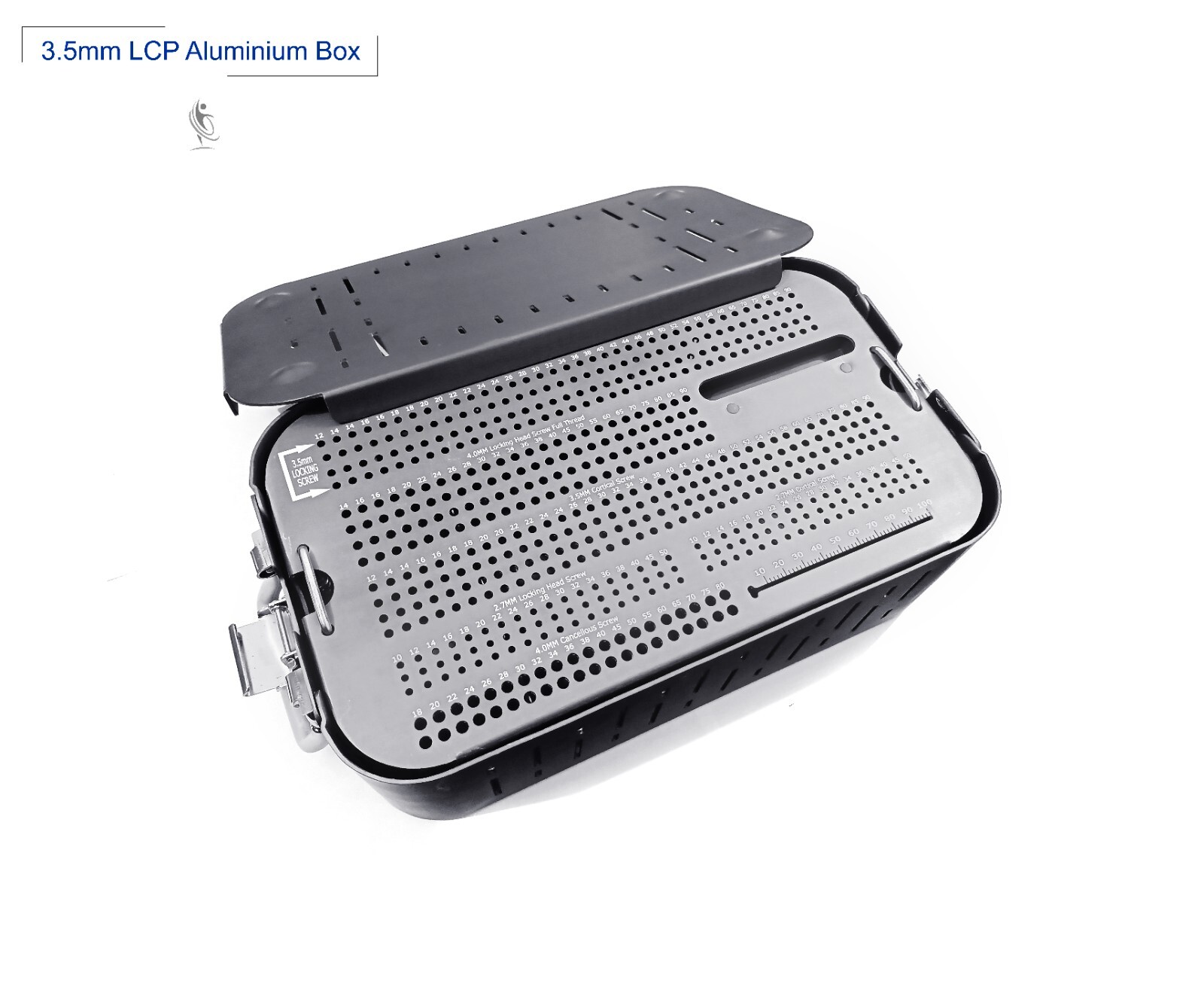 3.5mm LCP Screw Aluminium Empty Case Box veterinary instrument