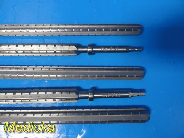 HOWMEDICA Osteonics Cylindrical Reamer Instrument Set (16.5 mm – 21.0 mm)~ 37873