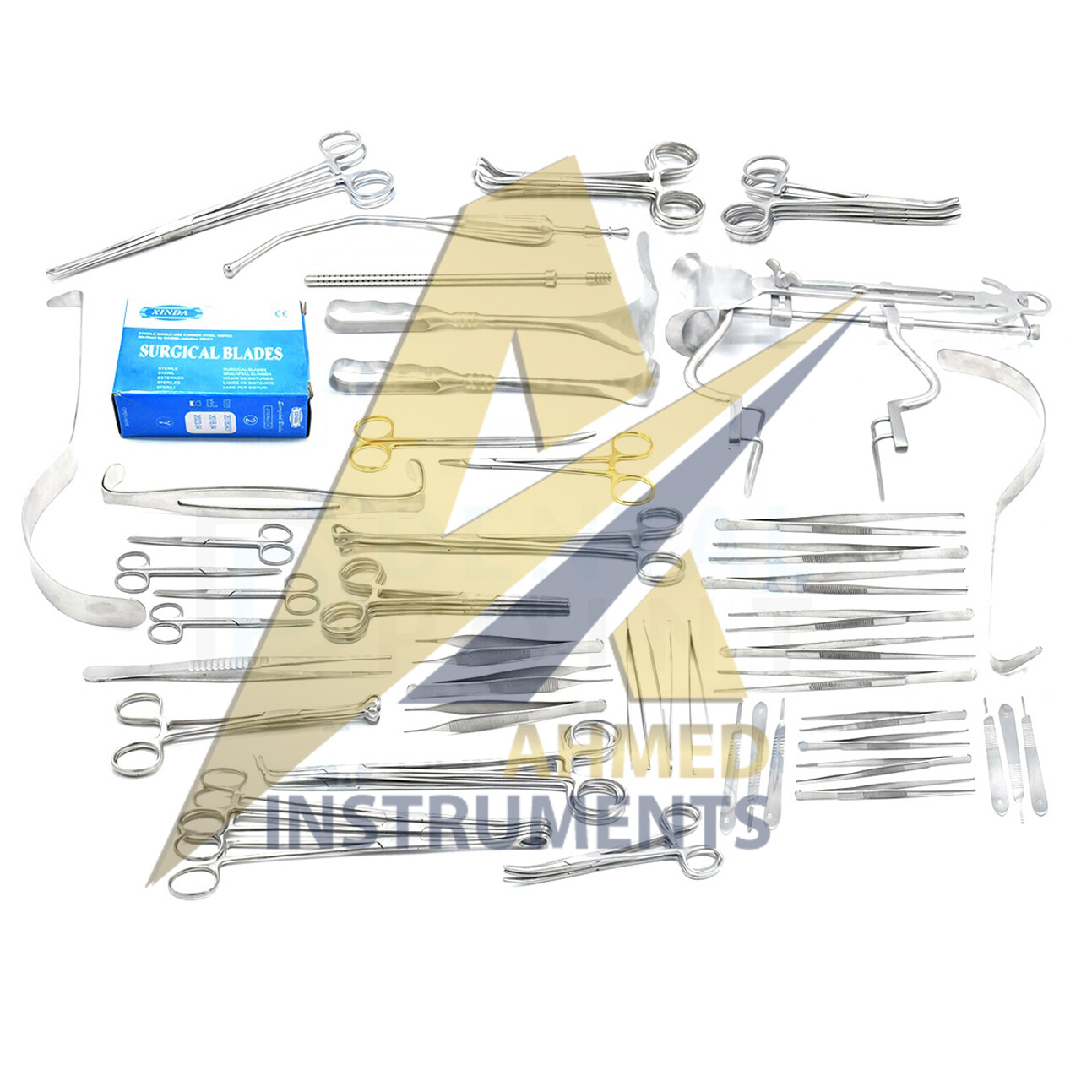 108 Instruments Basic Laparotomy Set Surgical Medical