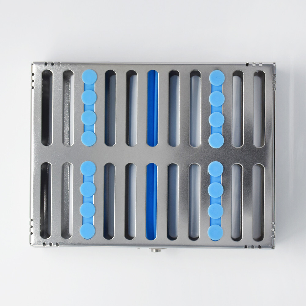 3 Pcs Dental Sterilization Cassette Rack Tray Case for 10 Surgical Instruments