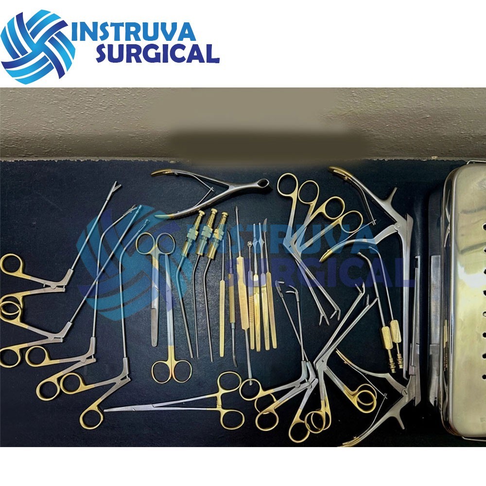 Fess Instruments Set Endoscopic Sinus Surgery A+German Steel ENT Instruments Set