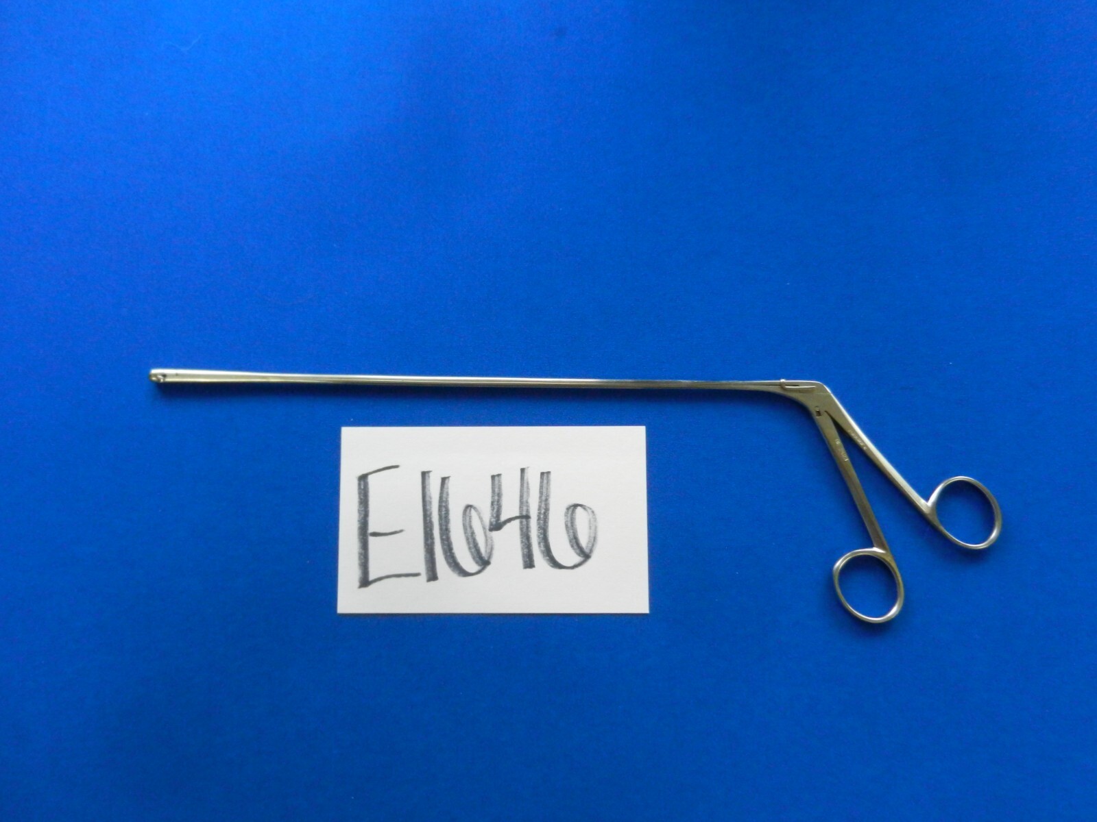 E1646 V. Mueller Surgical Jackson Laryngeal Forceps 27.9cm Overall Length BE2423