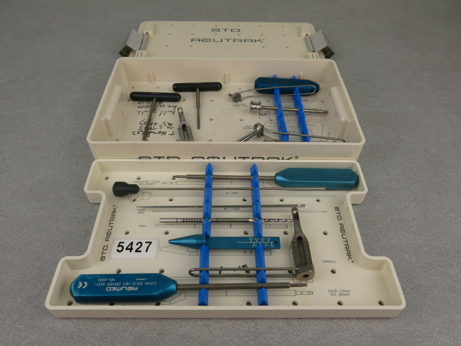 Acumed Acutrak STD Mini AT-7017 Standard Surgical Orthopedic Instrument Set