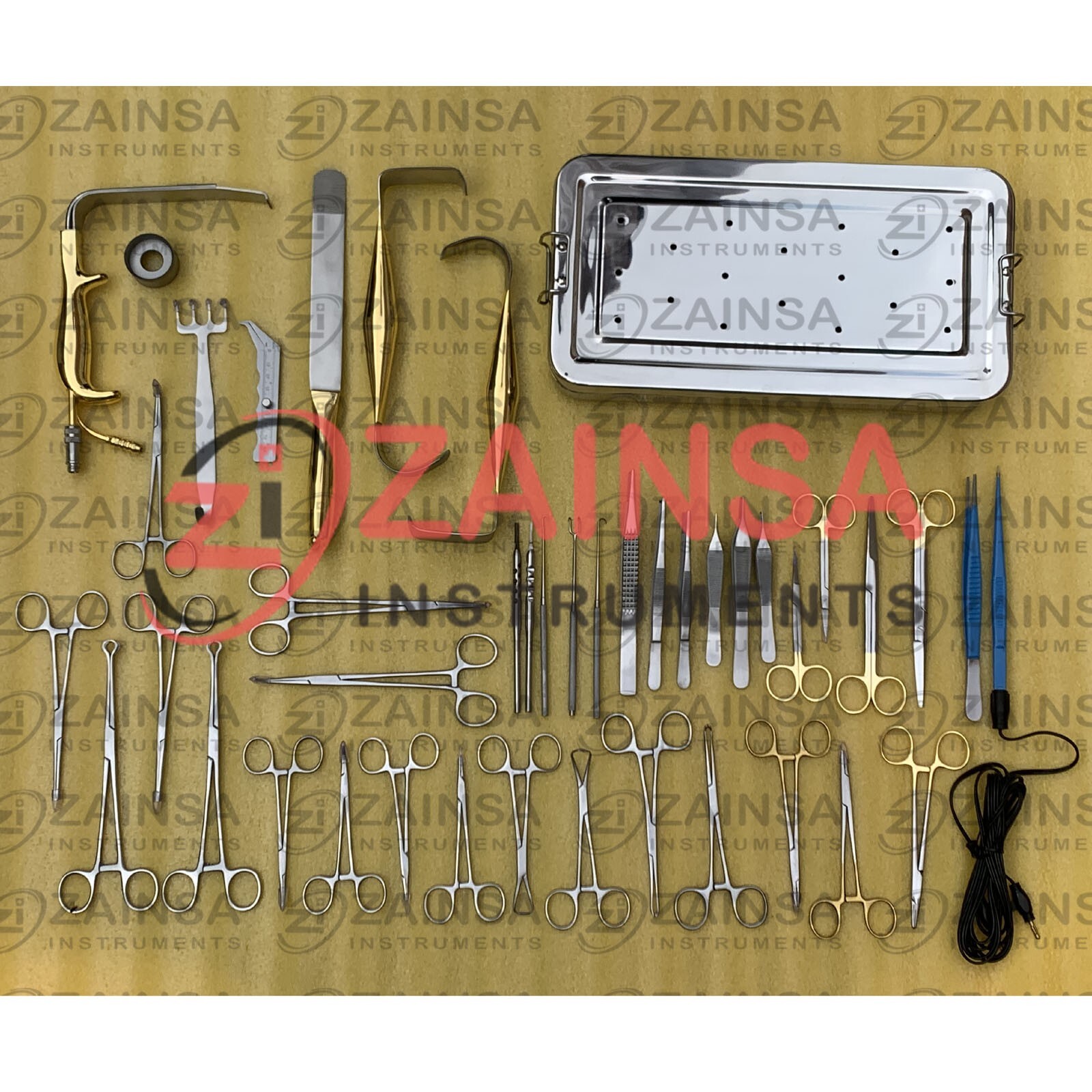 Plastic Surgery Set Surgical German Breast Augmentation Instrument Set Of 40 PCs