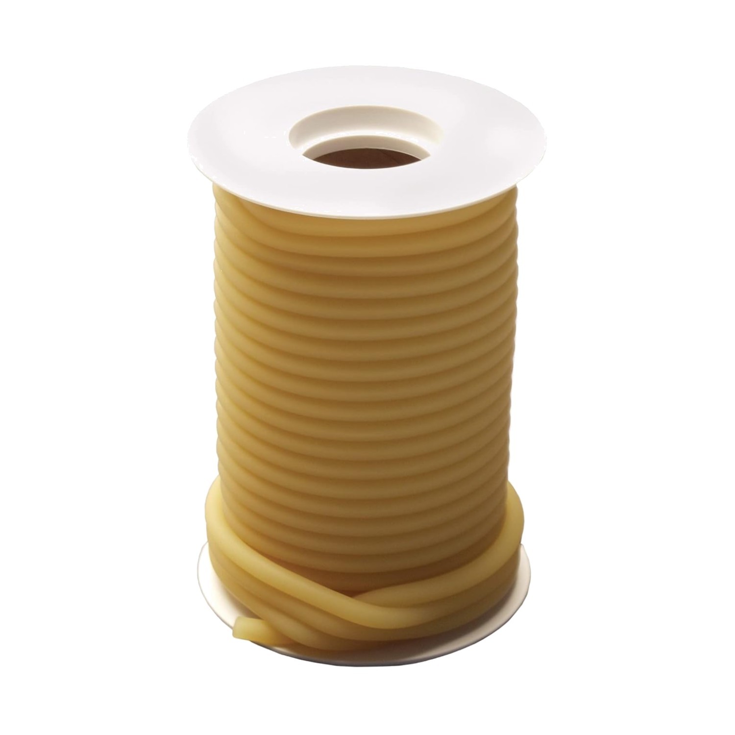 Flexible Latex Tube, 3/8″ x 5/8″ x 25ft, Natural Rubber