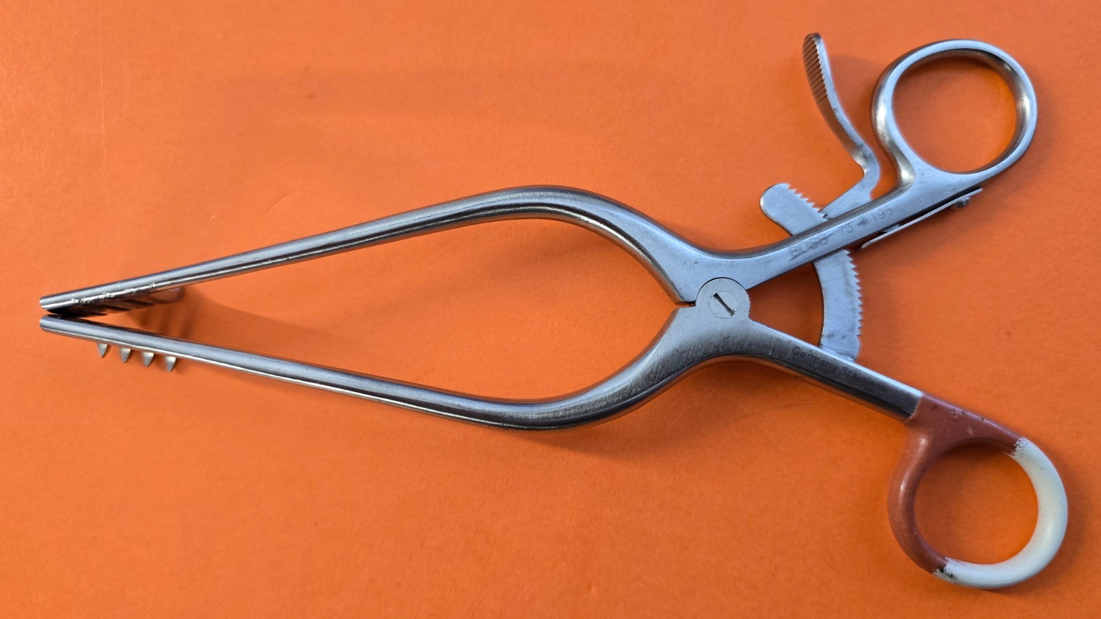 BOSS 73-1195 Surgical Orthopedic Adson Cerebral Retractor 7.5″ Sharp 4×4 Prongs