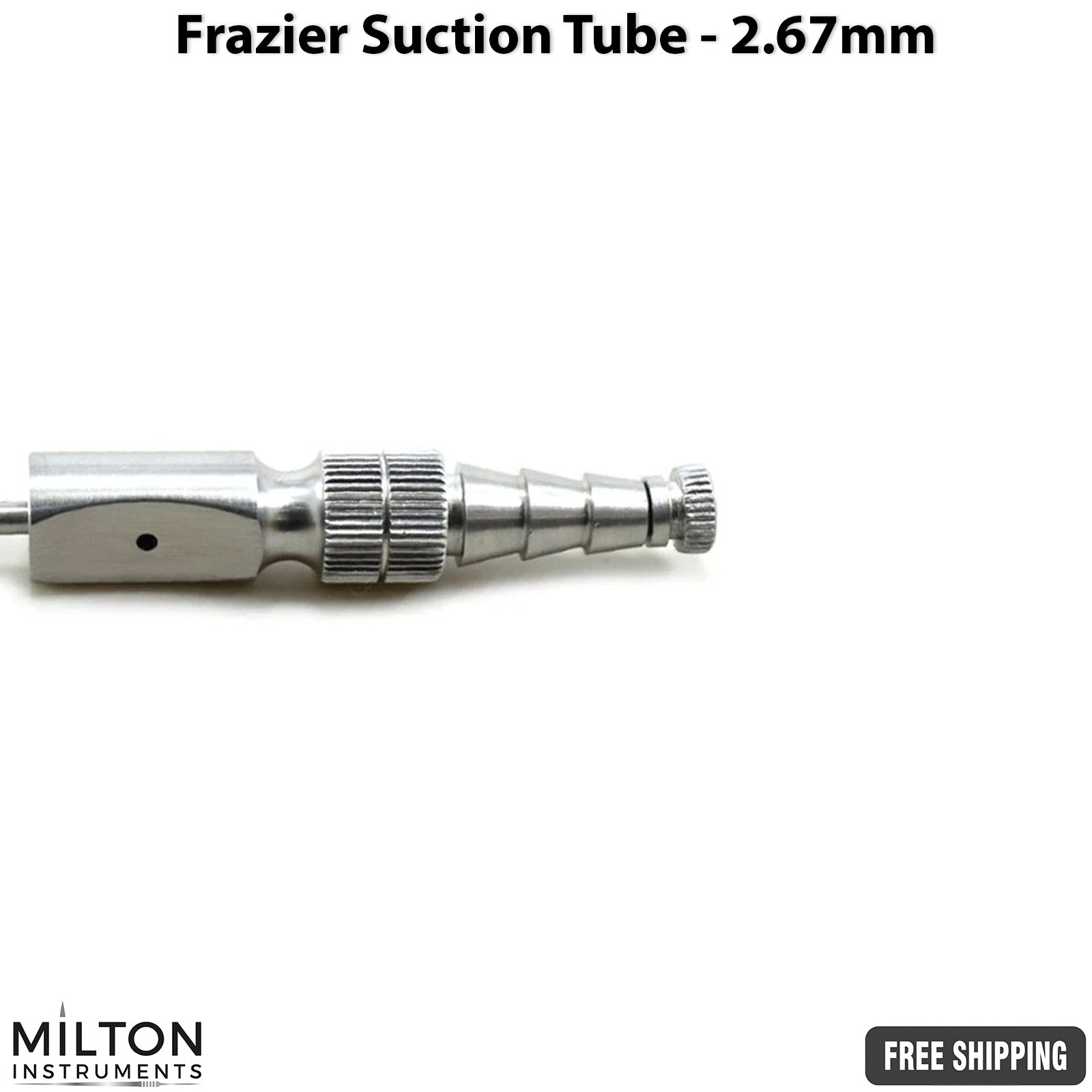 Frazier Suction Tube 2.67mm ENT Surgical Aspirator Dental CE Stainless Steel