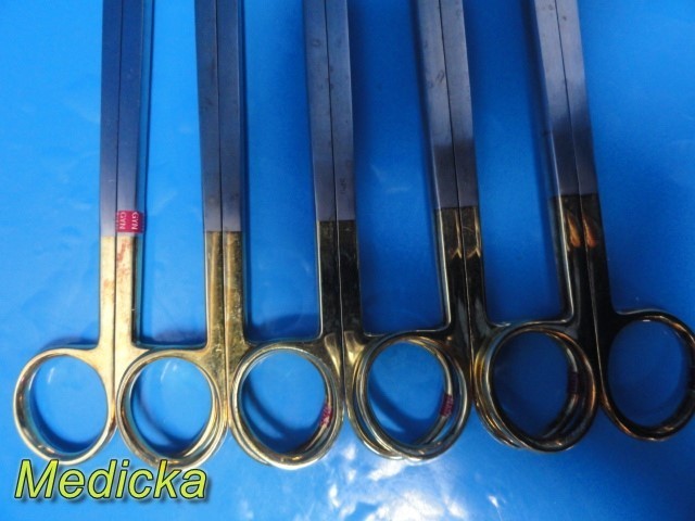 5x Hayden ZBSC-30 Z-Best Parametrium Scissors 12″ | 30cm TC Serrated ~ 39546