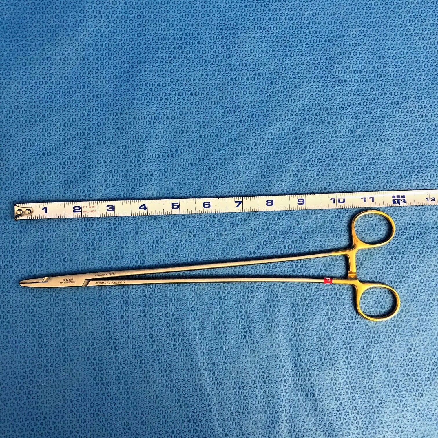 V. Mueller CH2435 Vital Mayo Hegar Needle Holder TL 11 3/4″ Orthopedic