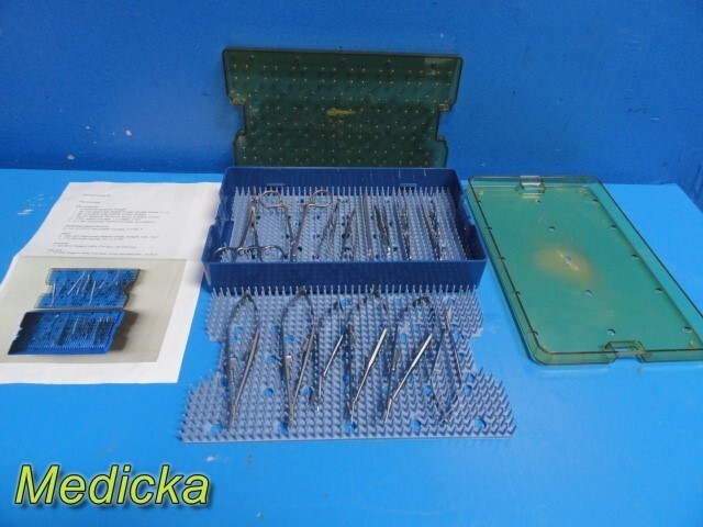 Miltex Jarit Katena Millennium Ophthalmology Micro Surgery Instrument Tray~29813